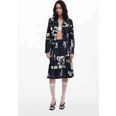 Desigual Svarta Kjolar Desigual Kjol - Svart Vit