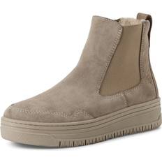 Tamaris Kängor & Boots Tamaris Chelsea Boots - Beige