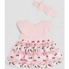 Occasion dress River Island Baby Girls Cherry Occasion Dress - Pink