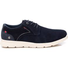 Herre - Ruskind Derby XTI Lædersko Blonder Casual - Navy