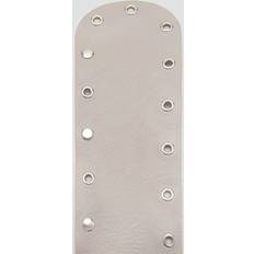 Grey - Women Belts Mango Studded Leather Belt With Eyelets - Ice Grey