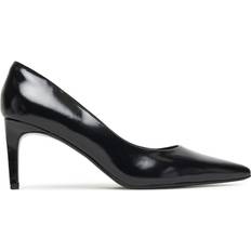 Calvin Klein Pumps Calvin Klein Leather Cushioned Stiletto Pumps - Black