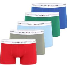Blå - Fitness Underbukser Tommy Hilfiger Underwear Boksershorts Repeat - Lyseblå/Mørkegrøn/Rød