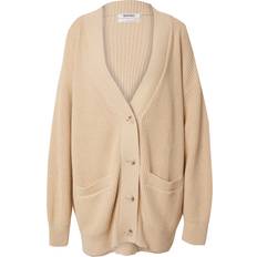 Beige Kofta I Oversize - Naturlig