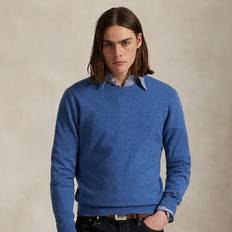 Polo Ralph Lauren Ull Tröjor Polo Ralph Lauren Tröja Safir Stickade Tröja Herr - Blå