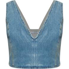 Denim/Jeansstof Toppe IRO Denim Top Illian Top - Blå