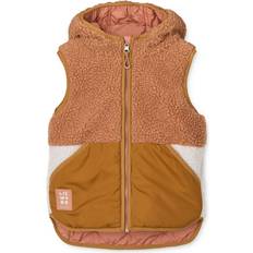 Pink Veste Liewood Vest 'Diana' karamel / rosé / hvid