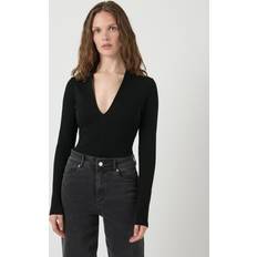 Dame - Økologiske Shapewear & Undertøj Yas Shirtbody - Sort