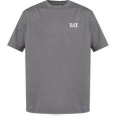 EA7 Emporio Armani T-Shirt With Printed Logo - Gray
