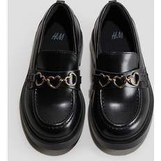 Sort Lave sko Børnesko H&M Pige Loafers - Sort/Hjerter