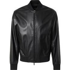Armani Exchange Faux Leather Jacket - Shiny