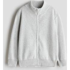 Boys Cardigans Children's Clothing H&M Light Grey Marl Zip-Through Cardigan