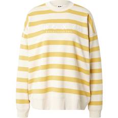 Sweatshirt - Ockra/Vit
