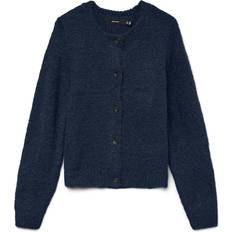 Blå - Genanvendt materiale Trøjer Vero Moda Vmnovah Strikket Cardigan - Blå