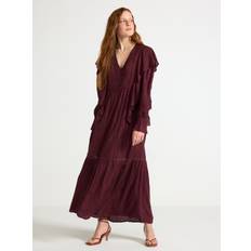 Lindex Long Dresses Lindex Crinkled Maxi Dress With Flounce