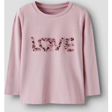 Babyer T-shirts Name It Økologisk Bomuld Top Med Lange Ærmer
