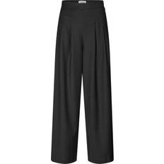 Modström Byxor Modström Veckad Byxa Piloumd Pants - Svart