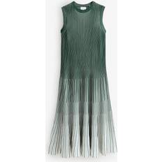 Ted Baker Klänningar Ted Baker Stickad Klänning - Mörkgrön/Vit