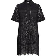 PULZ Jeans Klänningar PULZ Jeans Pzdandy Ss Dress - Svart