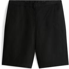Tommy Hilfiger Sort Shorts Tommy Hilfiger Curve Linen Blend Slim Tailored Shorts - Sort
