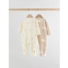 Lynlås Bodyer Børnetøj NEXT Sparkedragt/Body beige / himmelblå / pudder