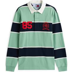 Tommy Hilfiger Stribede Polotrøjer Tommy Hilfiger Bluser T-Shirts - Navy/Jade/Rød/Hvid