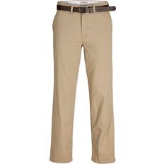 Jack & Jones Lærredsbukser Loose Fit Chinobukser Beige