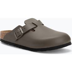Grå Træsko Birkenstock Pantoletter Boston - Taupe