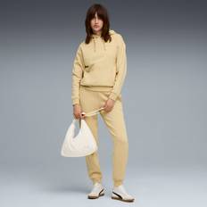 Sort - Træningstøj Nattøj Puma Træningsdragt Loungewear Fleece Sweat Suit - Lysegul