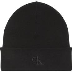Calvin Klein Svarta Huvudbonader Calvin Klein Signature Logo Beanie Mössa - Black
