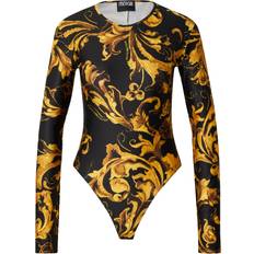 Ensfarvet Bodystockings Versace Jeans Couture Shirtbody - Brun/Sennep/Safran/Sort