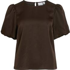 Vila Round Neck Short Sleeved Top