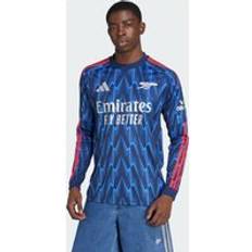 Supporterprodukter adidas Arsenal 25 26 Indigoblå Grå Langærmet Udebanetrøje Lilla