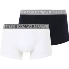 Emporio Armani Tøj Emporio Armani Boksershorts 2-Pakke - Greige/Sort/Hvid