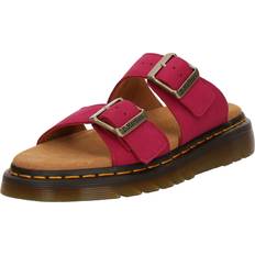 Dr. Martens Slides Dr. Martens Josef Nubuck Leder Slide Sandalen - Fuchsia