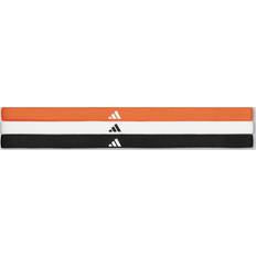 Adidas Tilbehør adidas Hårbånd 3-pak - Sort/Rød Hvid