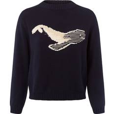 Nespola Knit Sweater Allows - Navy
