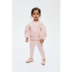 Andre sett H&M Baby 2-Delt Sett Med Trykk - Lys Rosa/Blomstret