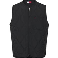 Tommy Jeans Herre Overtøj Tommy Jeans Tjm Quilted Vest Ext - Black