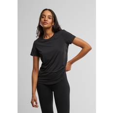 Dam - Nylon T-shirts Urban Classics T-shirt Med Rund Halsringning - Black