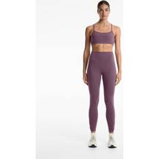 Purple - Women Leggings Oysho Comfortlux High Rise Knot Ankle Length Leggings - Lila/Purple