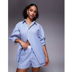 Nike Stripes Shorts Nike Stripe Poplin Shorts - Blue/White