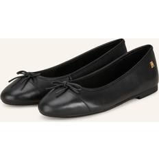 Tommy Hilfiger Women Ballerinas Tommy Hilfiger Leather TH Monogram Ballerinas - Black