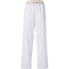 Calvin Klein Stripes Sleepwear Calvin Klein Poplin Logo Pyjama Pants