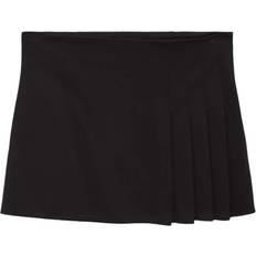 Mango Skirts Mango Pleated Mini Skirt Woman - Black