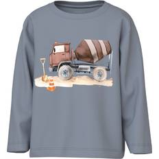 Name It Blå Bluser & Tunikaer Name It Nmmnari Ls Nreg Top Box 110 Bluse - New