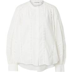 & Other Stories Kläder & Other Stories Broderad Blus Med Spets Vit