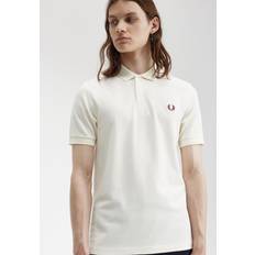 Fred Perry Polotrøjer Fred Perry Plain Polo Shirt - Ecru