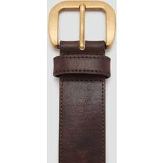 Mango Dame Tilbehør Mango Square Buckle Belt M Buckle Belt - Brun