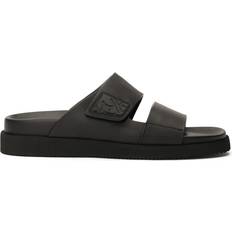 Uld Badesandaler Kazar Pantoletter Uld Behagelige Slides Med Mat Finish - Sort